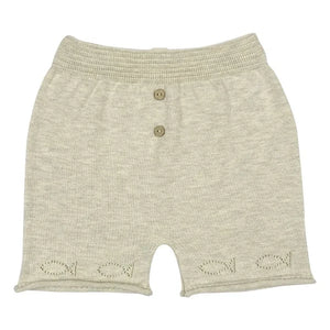 Bayiri - Pantalones cortos de algodón orgánico Little Fish | Gris