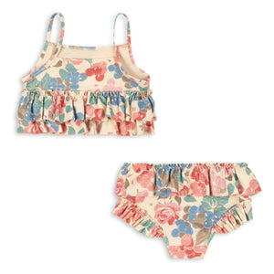 Konges Sløjd - Bañador de fibra reciclada Manuca Fleuri | Beige
