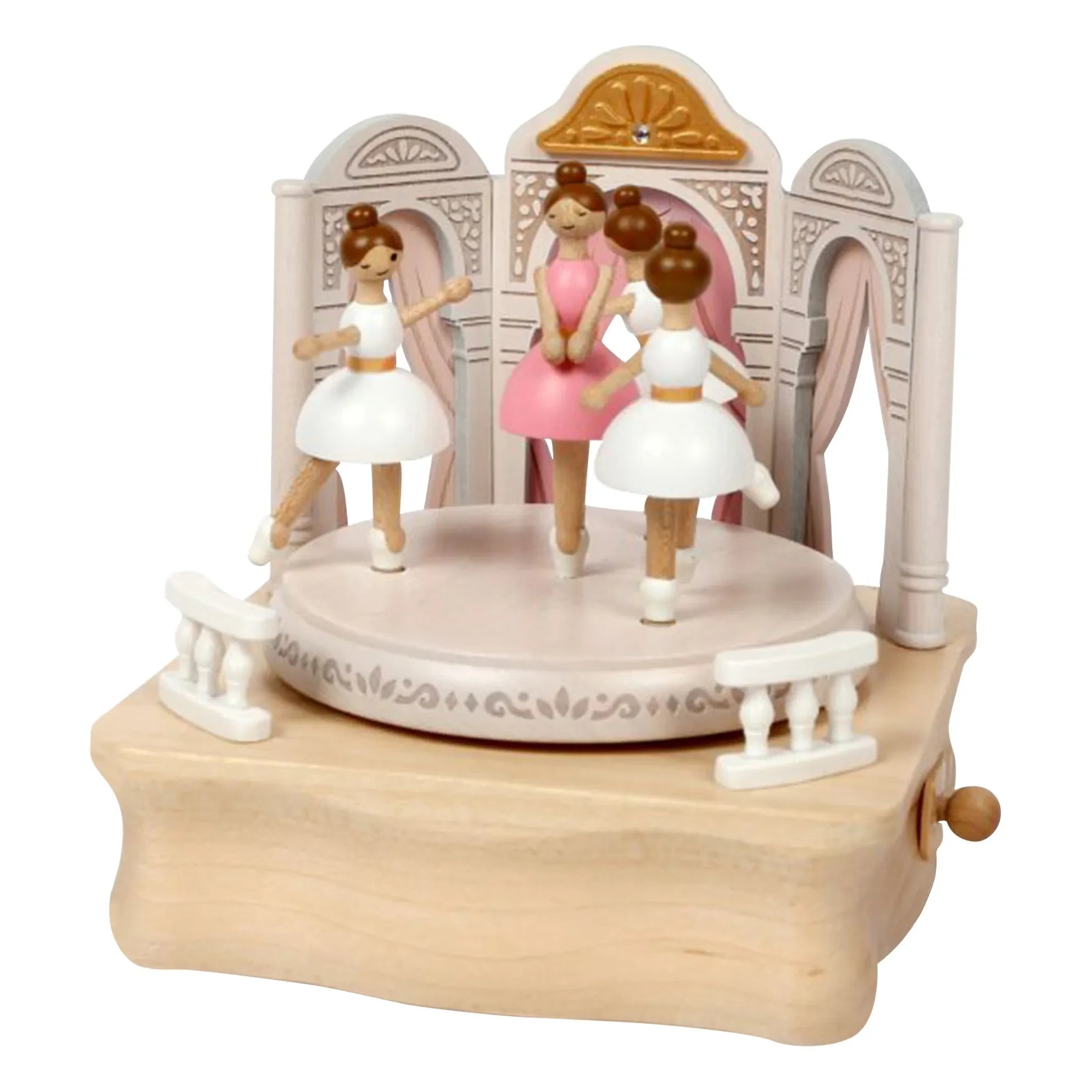 Wooderful life - Caja de música de bailarina de madera