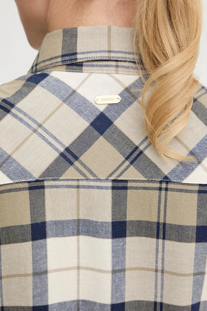 Vestido de lino Barbour Fern