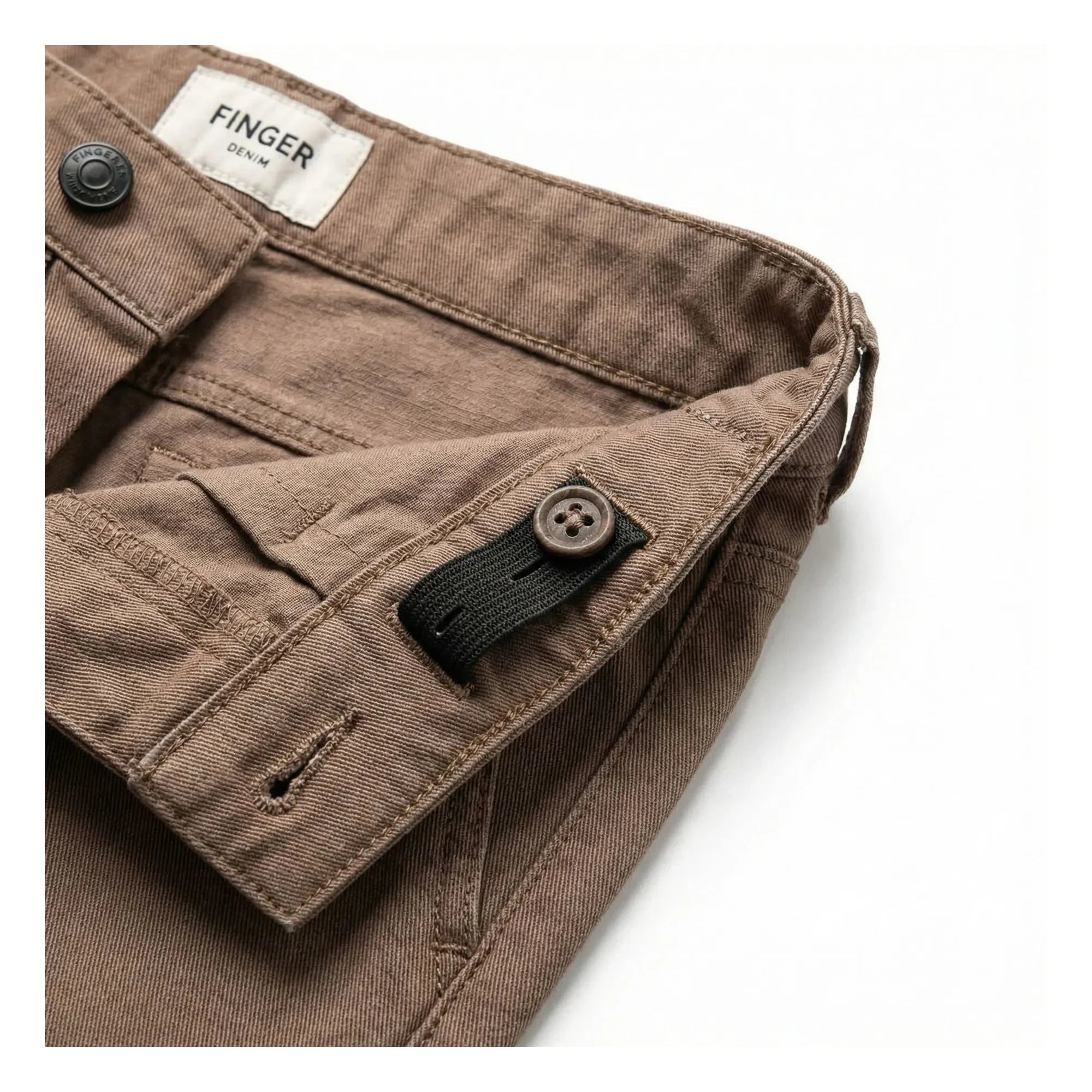 Finger in the nose - Pantalón chino Atlas | Marrón Esmerilado