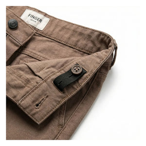 Finger in the nose - Pantalón chino Atlas | Marrón Esmerilado