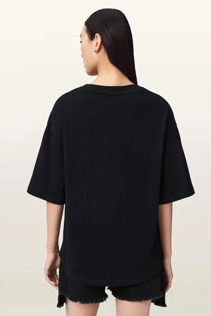Camiseta STACKS AllSaints para mujer de algodón, corte holgado