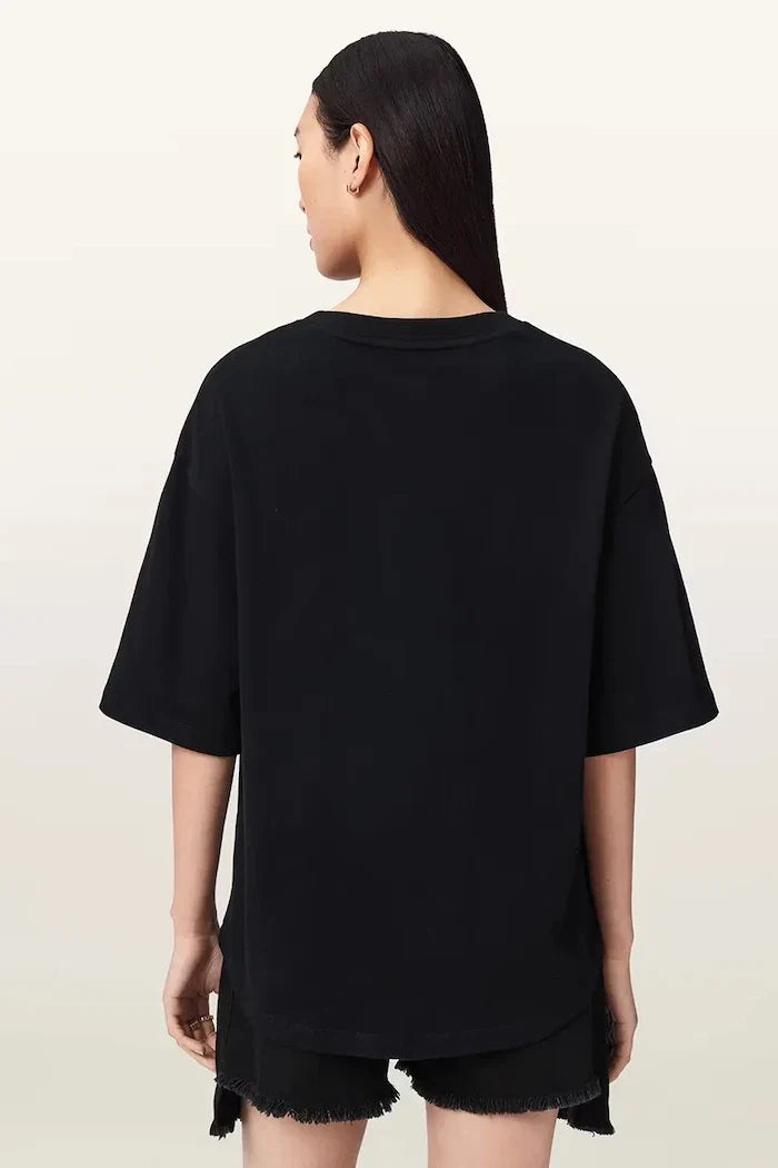 Camiseta STACKS AllSaints para mujer de algodón, corte holgado