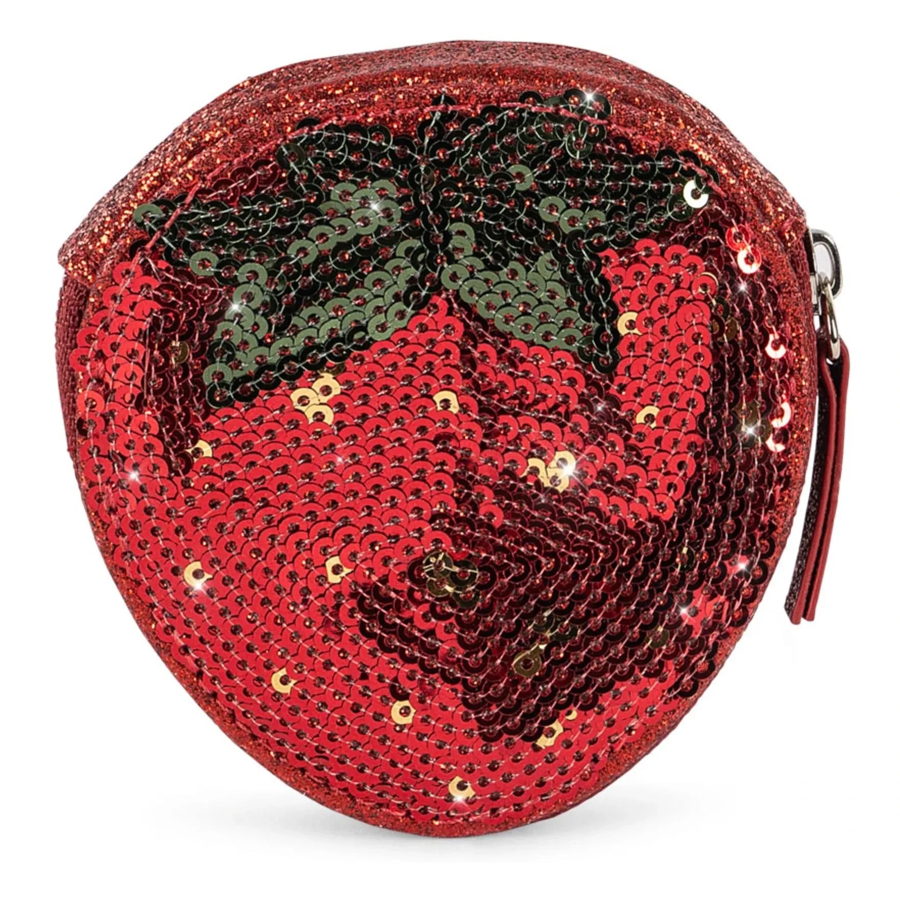 Konges Sløjd - Bolso con Lentejuelas de Fresa | Rojo