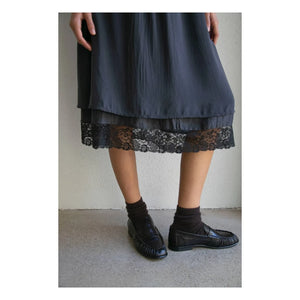 THEAVANT - Vestido de seda Coquette | Negro