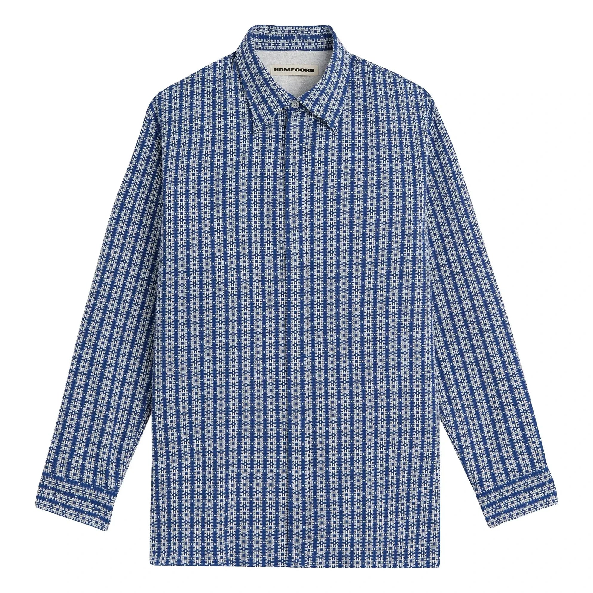 Homecore - Camisa Mykonos Shadow | Azul claro
