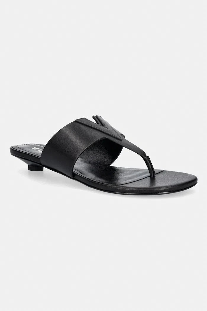 Valentino Mules de cuero para mujer RESORT