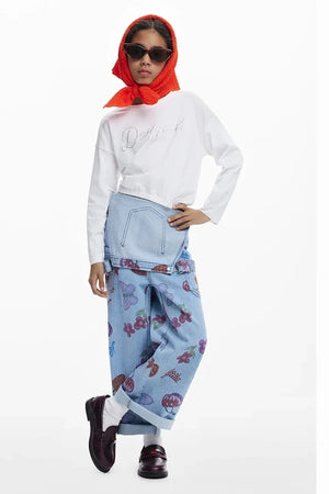 Blusa de manga larga para niña Desigual