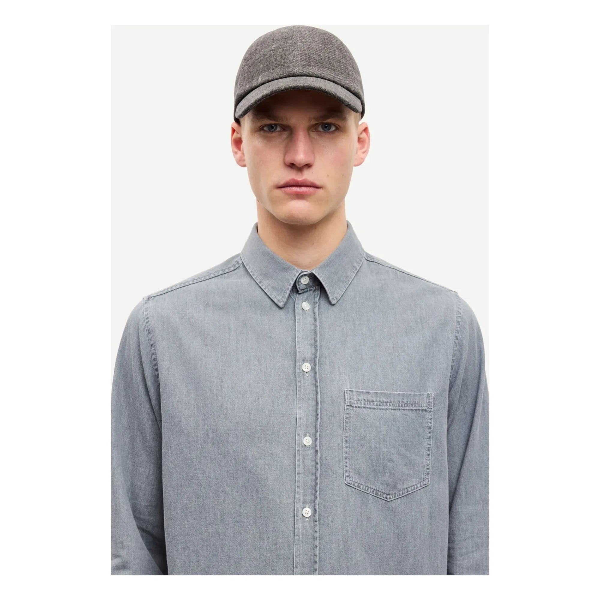 Samsoe Samsoe - Camisa Saryan P 15248 Algodón orgánico | Azul Claro