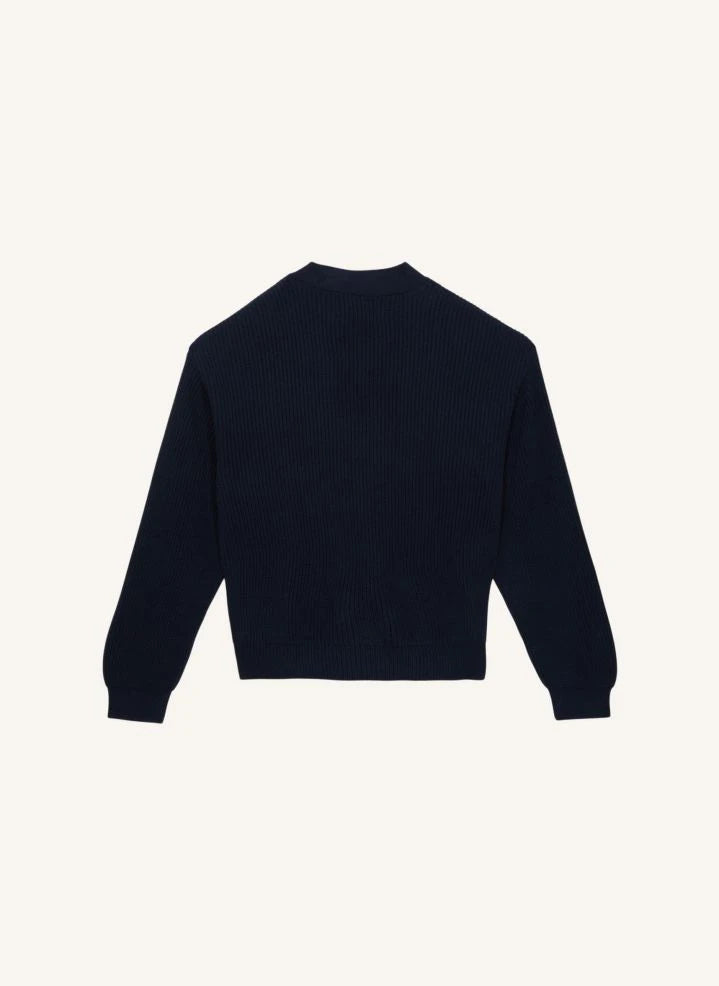 Smallable Kid - Cardigan Orgánico de Algodón Abbey | Azul Marino