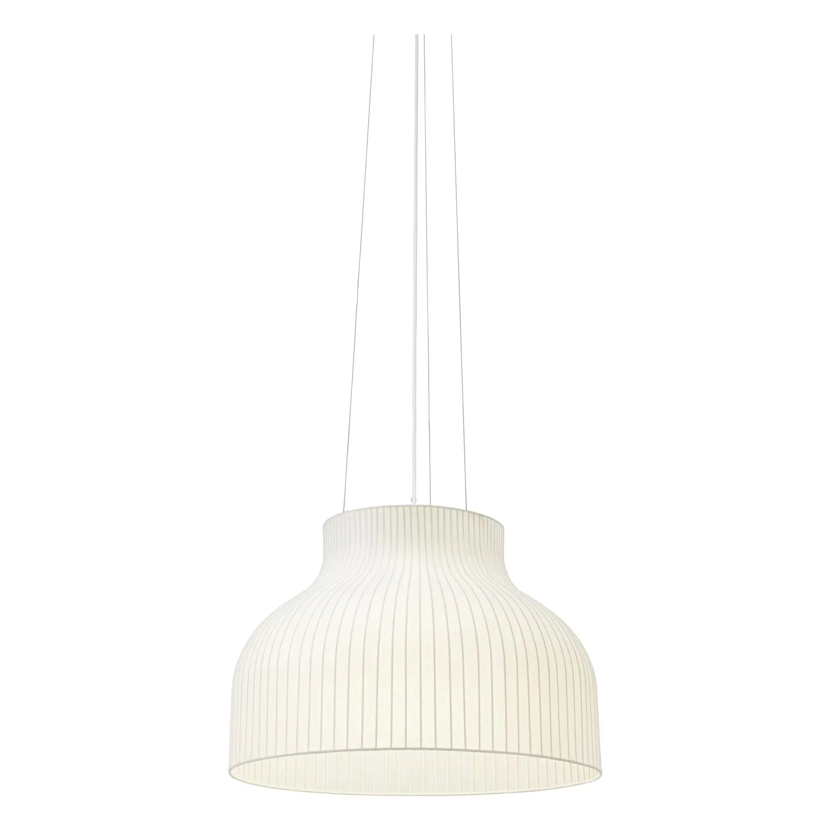 Muuto - Lámpara colgante de papel plegado Strand de Benjamin Hubert | Blanco