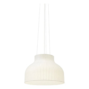 Muuto - Lámpara colgante de papel plegado Strand de Benjamin Hubert | Blanco