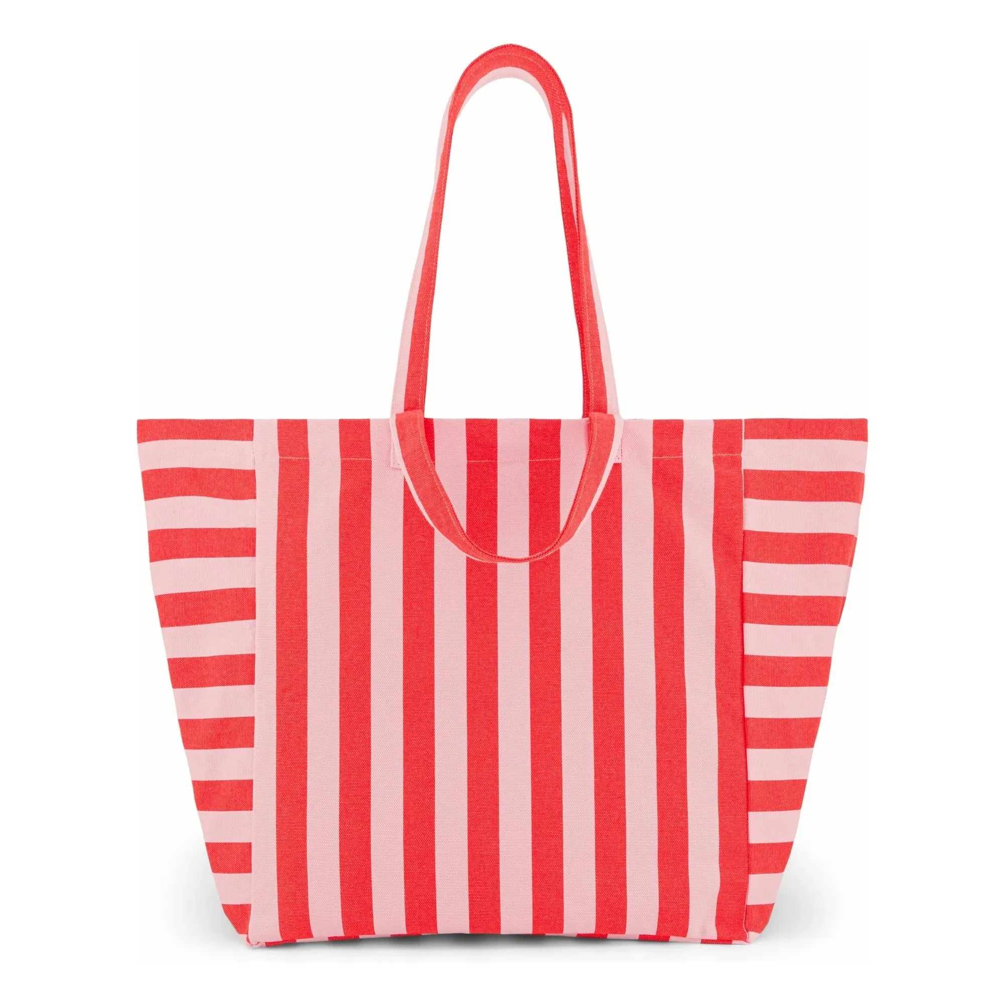 Rose in April - Bolso tote a rayas Elisa | Rojo