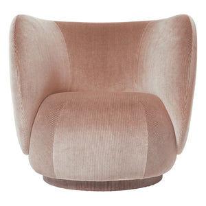 Ferm Living - Sofá Rico de terciopelo | Rosa