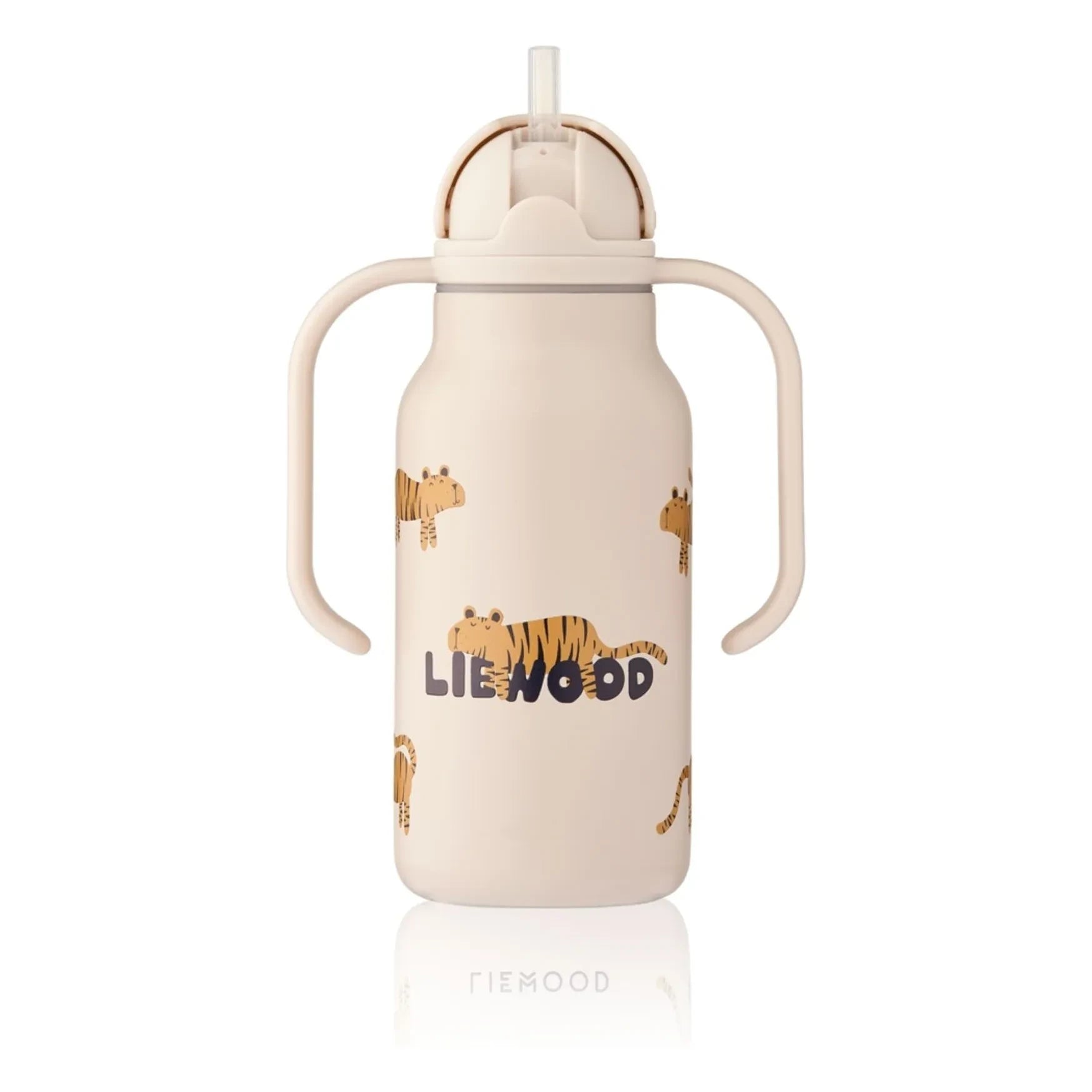 Liewood - Kimmie Paslanmaz Çelik Su Şişesi - 250 ml | Tiger/Sandy