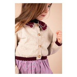 Cárdigan bolero Loir - Chiné | Beige