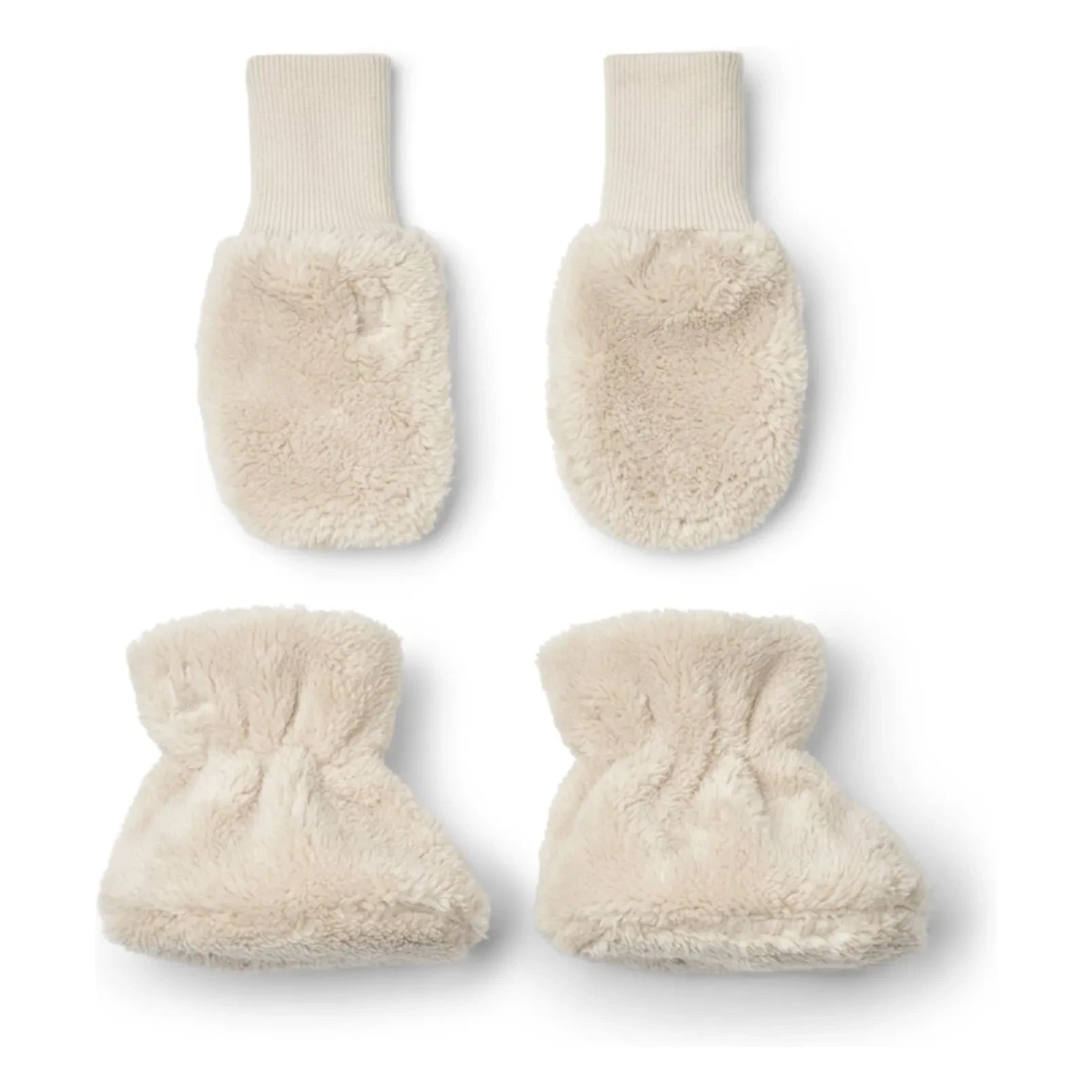 Liewood - Conjunto de Guantes y Zapatillas de Casa Fernanda | Crudo