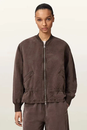 Bomber de lino para mujer AllSaints SOFI
