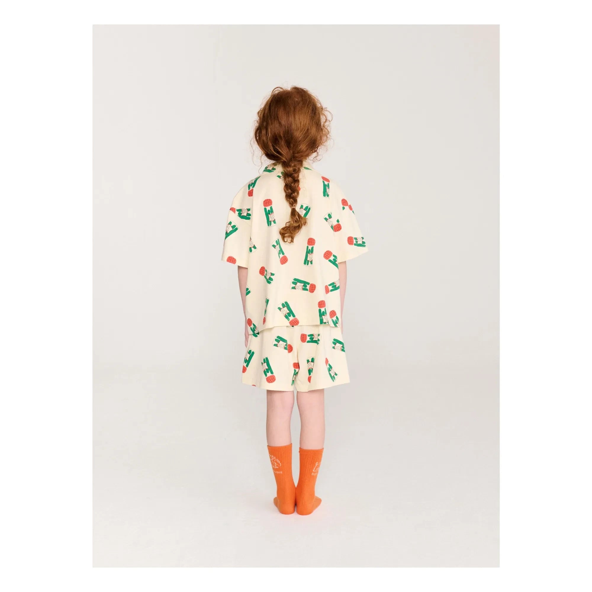 Bobo Choses - Conjunto de camisa y pantalón corto de algodón orgánico Pickles | Crudo