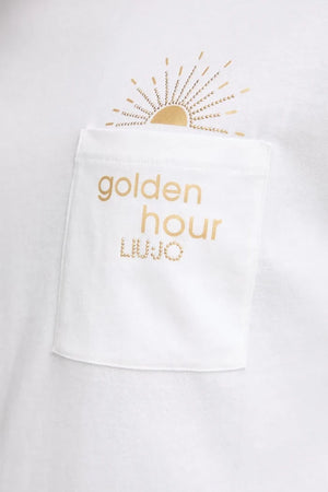 Camiseta de algodón Liu Jo para mujer