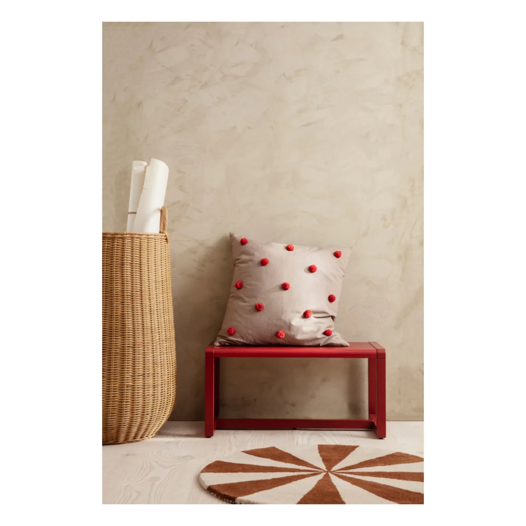 Ferm Living Kids - Alfombra Kemer Tuft | Marrón