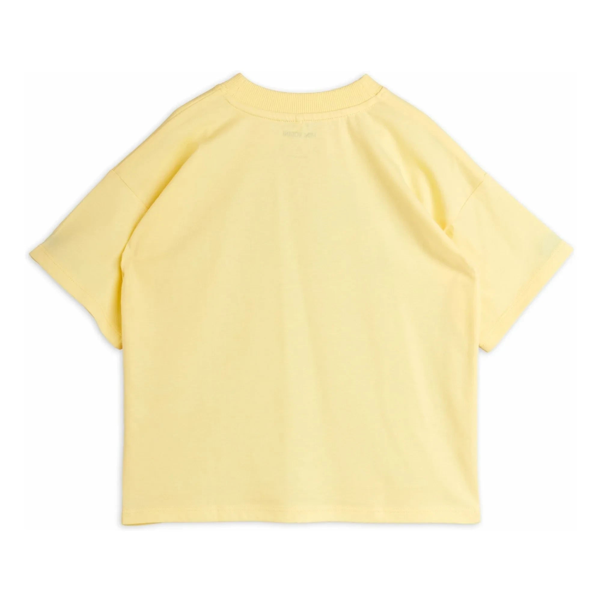 Mini Rodini - Camiseta Panda Algodón orgánico | Amarillo