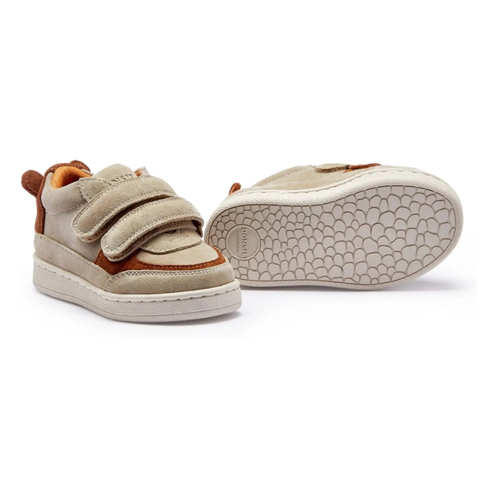 Donsje - Zapatillas de Velcro de Ante Oso Pinou | Beige