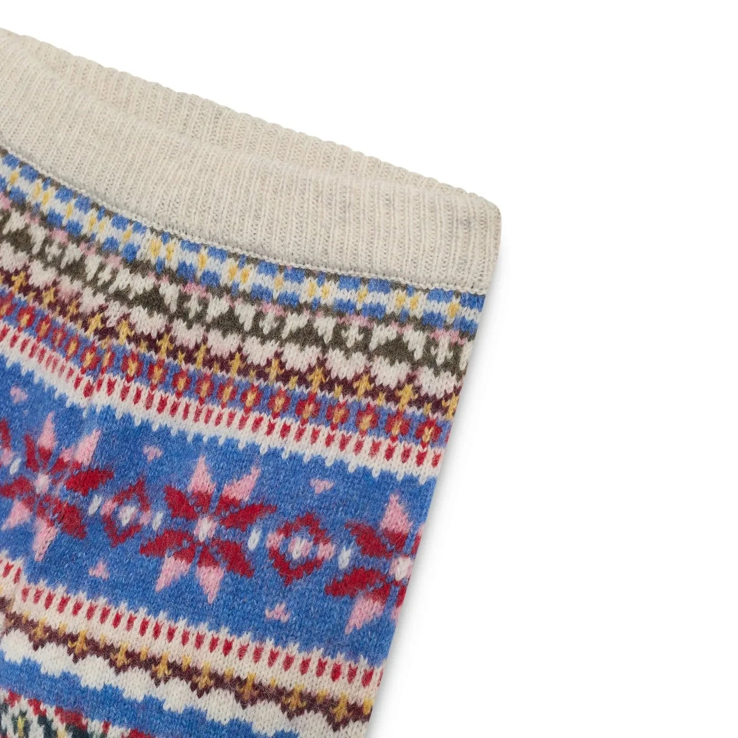 la nueva sociedad - Leggings Caia Jacquard, fabricados con fibras recicladas | Azul