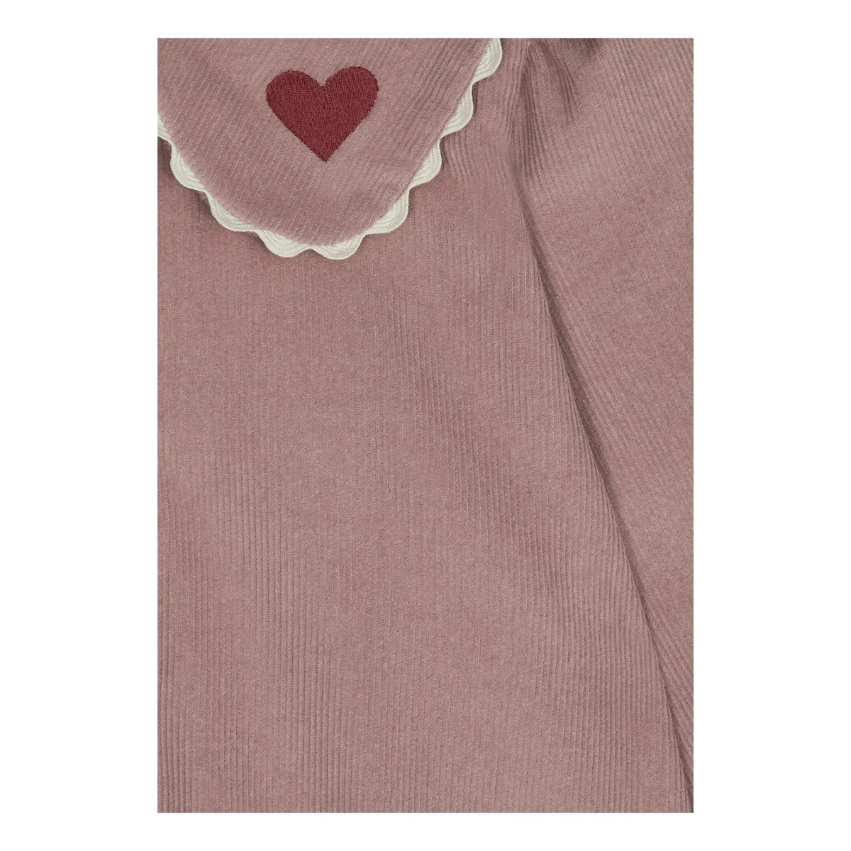 Mipounet - Vestido de terciopelo Géraldine Hearts | Rosa palo