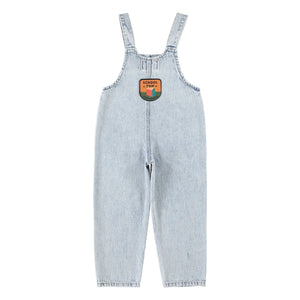 Piupiuchick - Okul Gezisi Denim Salopet | Açık Mavi