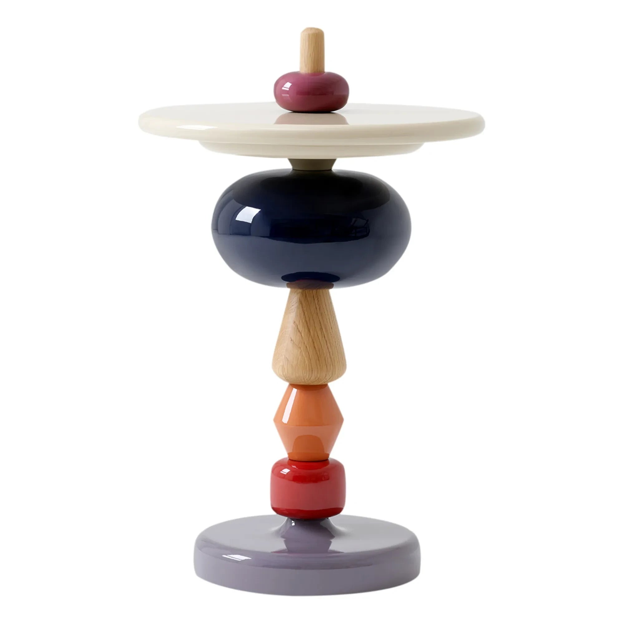 & Tradition - Shuffle Lake Mesa auxiliar de madera pulida - Mia Hamborg | Blanco
