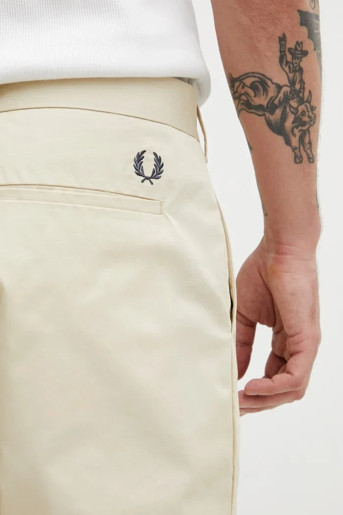 Pantalones de algodón Fred Perry para hombre