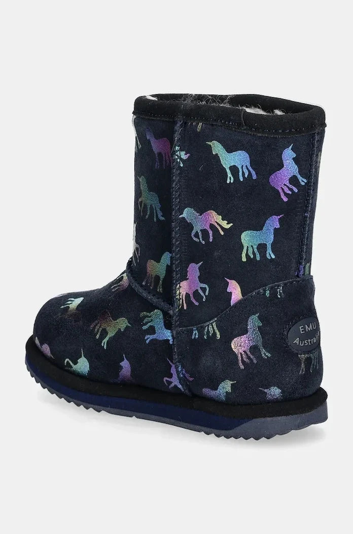 Botas infantiles Emu Australia Rainbow Unicorn Brumby de ante