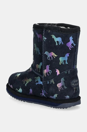 Botas infantiles Emu Australia Rainbow Unicorn Brumby de ante