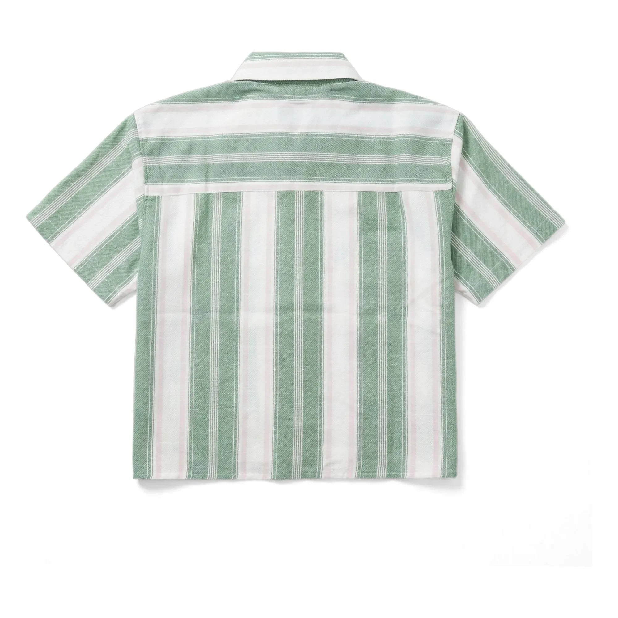 Smallable Kid - Camisa a rayas Sawyer | Verde menta