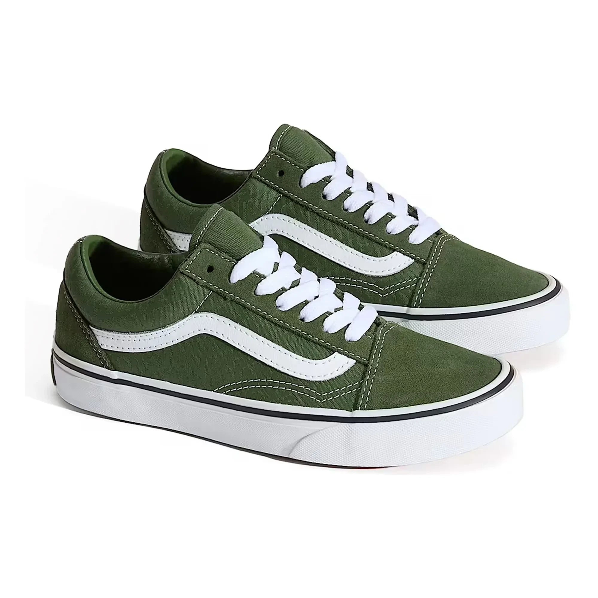 Vans - Zapatillas Old Skool con logotipo y cordones | Verde
