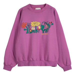 Bobo Choses - Sudadera Color Herbalis Algodón Orgánico | Morado