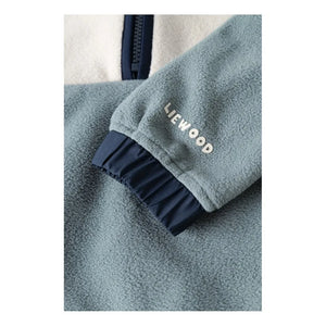 Liewood - Wynn Fleece Sweatshirt hecho de fibras recicladas | Azul