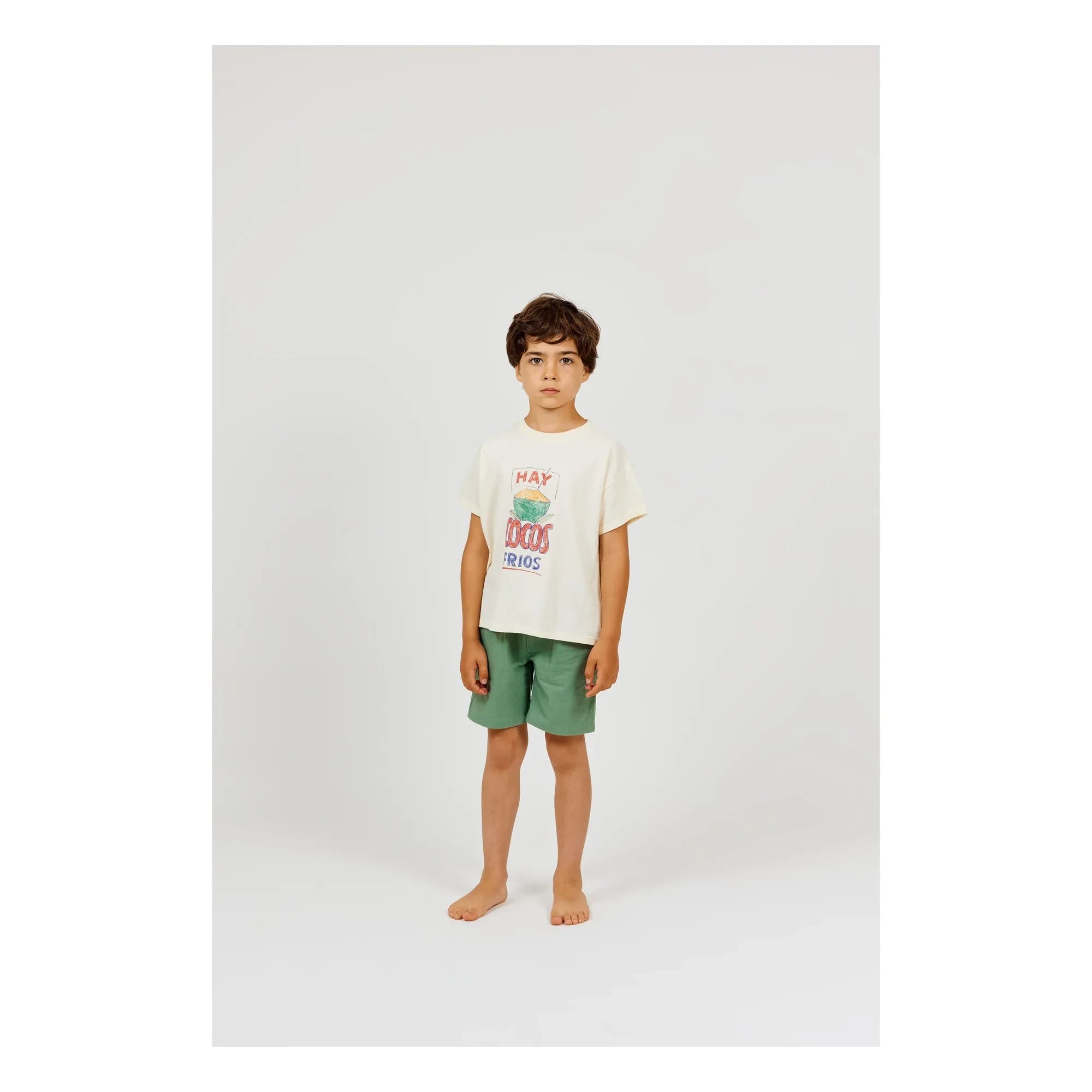 Arsène et Les Pipelettes - Camiseta de algodón orgánico Hay Cocos Frios | Crudo