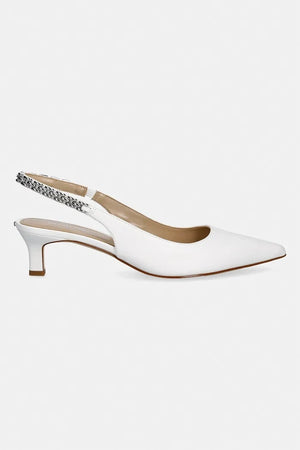 Zapatos de tacón Michael Michael Kors Marcia Kitten Sling de piel