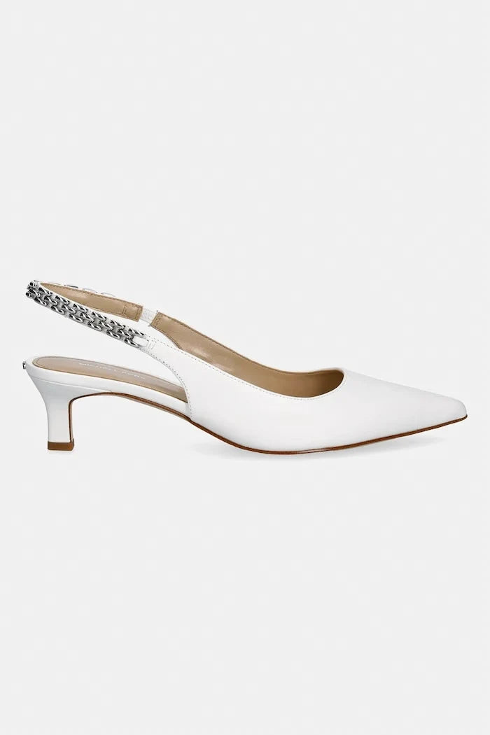 Zapatos de tacón Michael Michael Kors Marcia Kitten Sling de piel