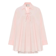 Forte Forte - Vestido Popelín Algodón | Rosa Claro
