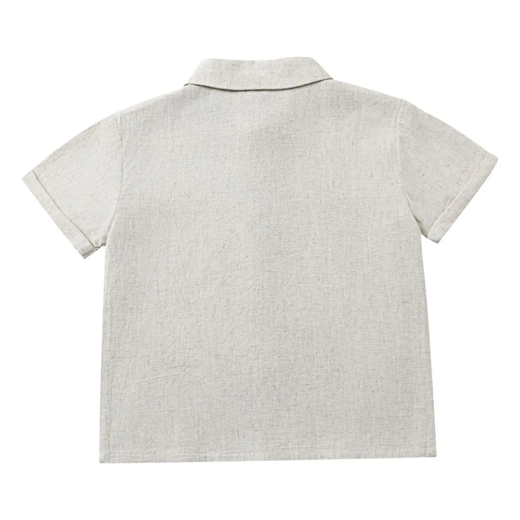 Donsje - Camisa de lino Brammie | Heather White
