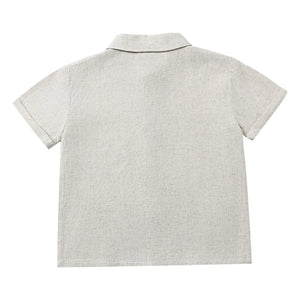 Donsje - Camisa de lino Brammie | Heather White