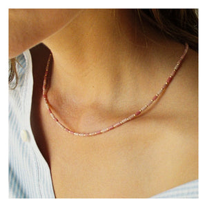 Camille Colette Studio - Collar Baia Rodonita | Rosa