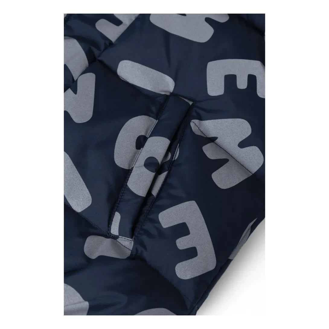 Liewood - Chaqueta de plumón Adelina con letras reflectantes Hecha de fibras recicladas | Azul marino