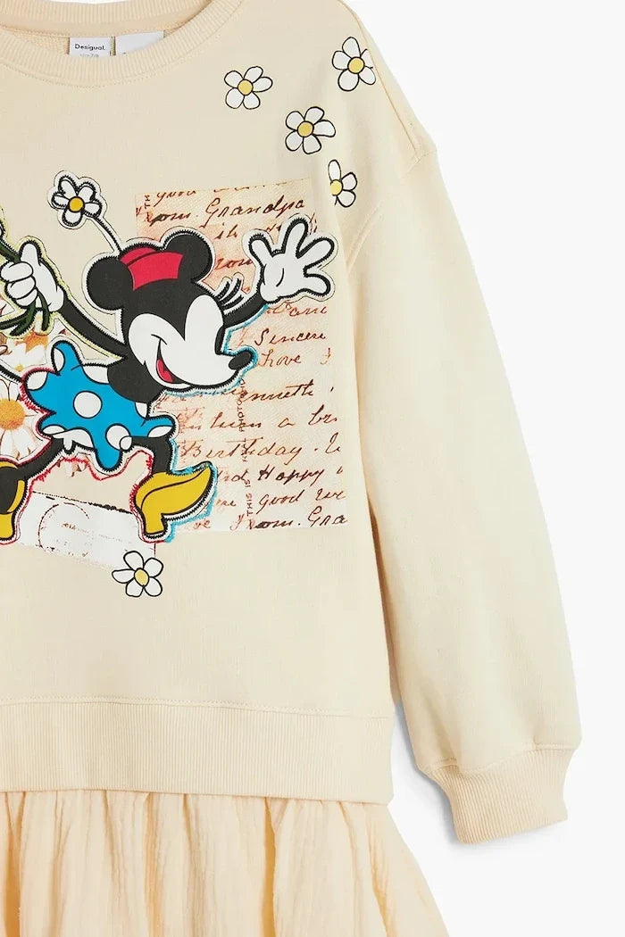 Vestido de algodón Desigual para niños