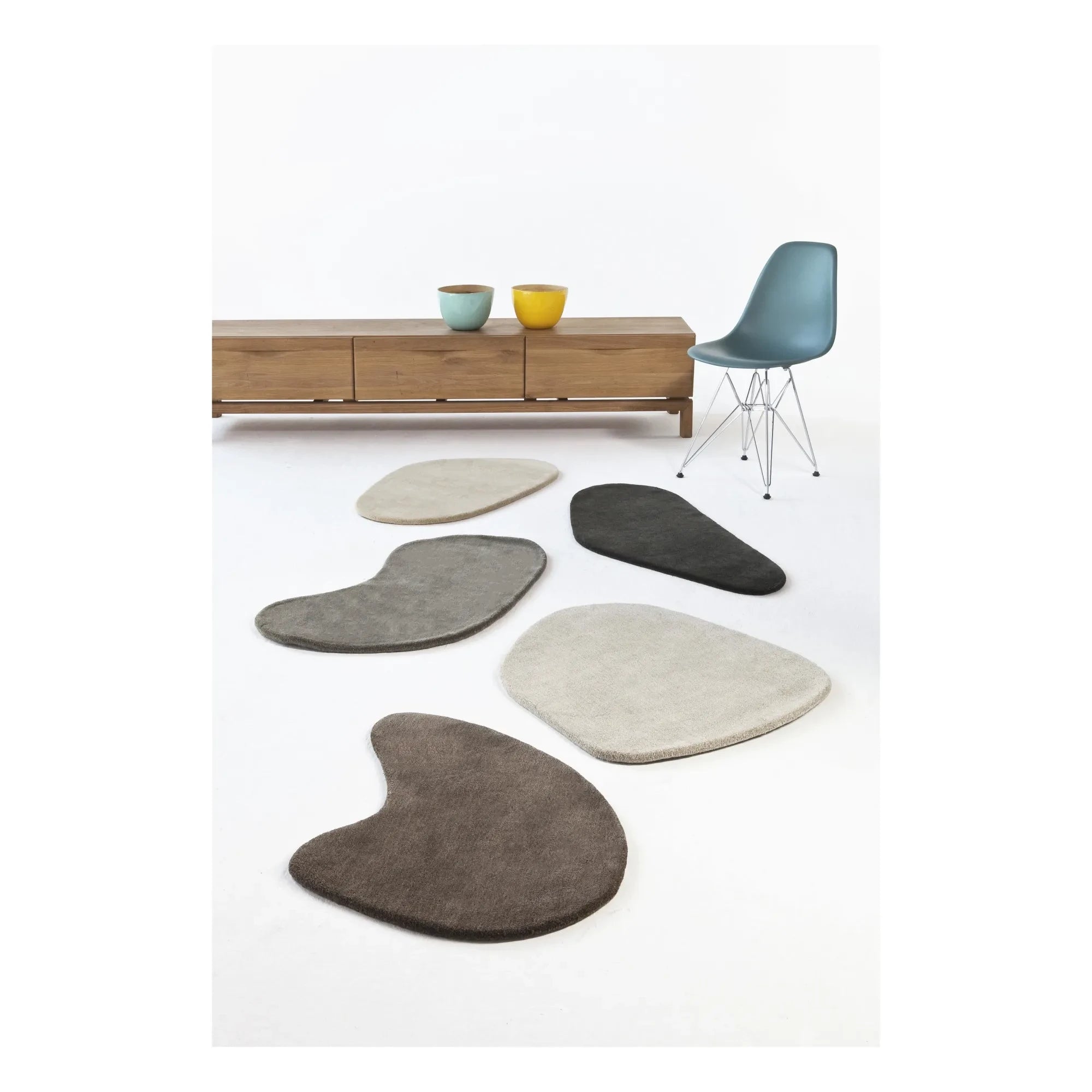 Nanimarquina - Alfombra de Textura de Piedra, Diego Fortunato | Crudo