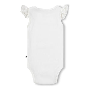 Molo - Body de algodón orgánico Flair | Blanco